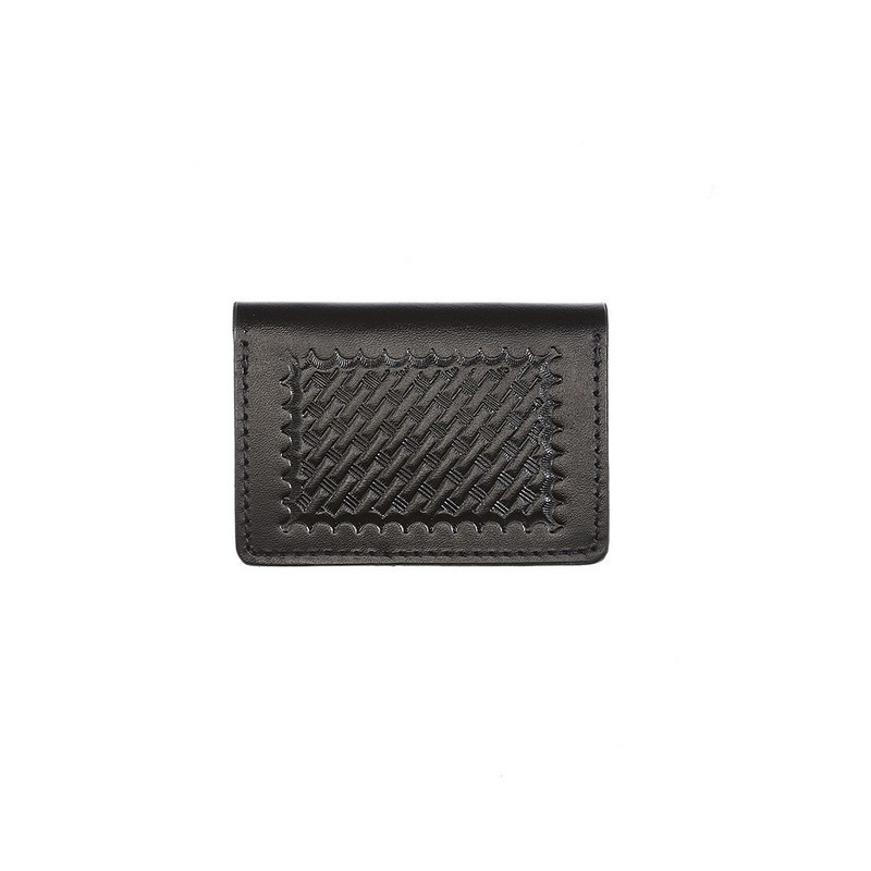 Model 596 ID Case - Black - Basketweave