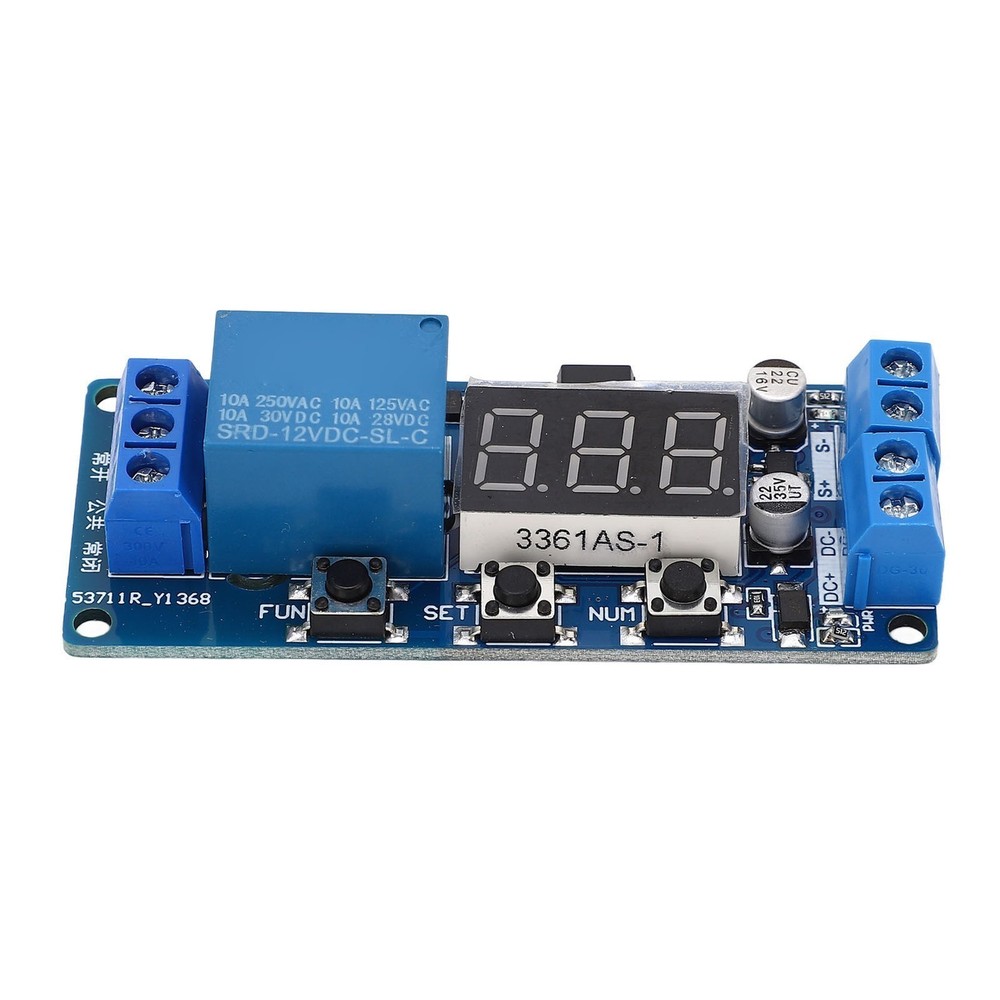 Time Delay Relay Module 12VDC Switching Controller Board Electrical Timer