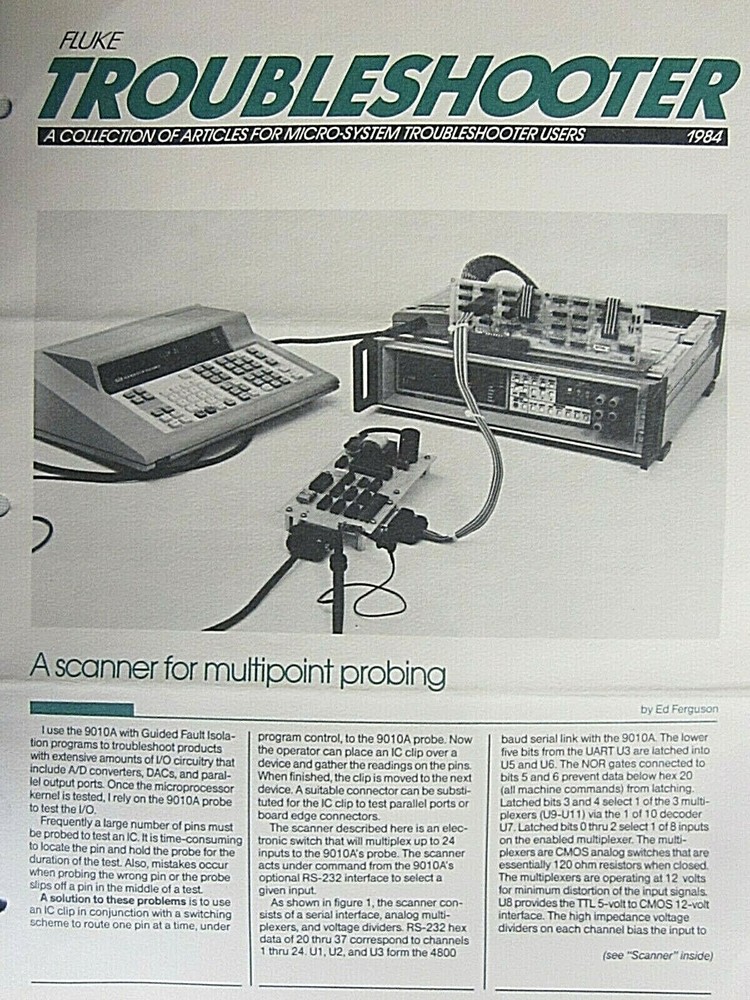 Fluke A Collection of Articles for Micro-System Troubleshooter Users 1984