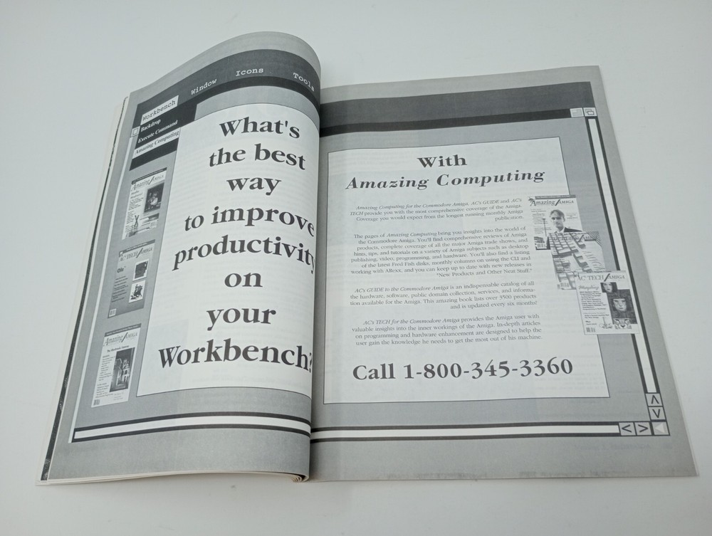 AC's Tech Amiga Computer Magazine Volume 3, Number 4 w/ Sealed Disk