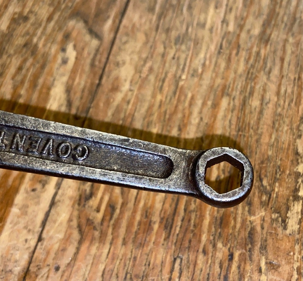 VINTAGE COVENTRY CENTAUR CYCLE Co DOUBLE RING SPANNER CLASSIC BICYCLE OLD TOOLS