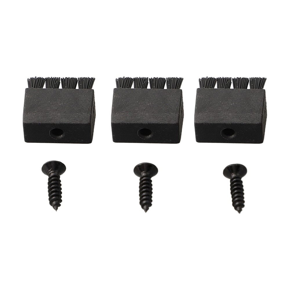 Increased Longevity Arrow Rest Brush Set 3pcs Replacement Brushes with Screws