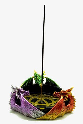 3 Dragon Incense Burner/Ashtray