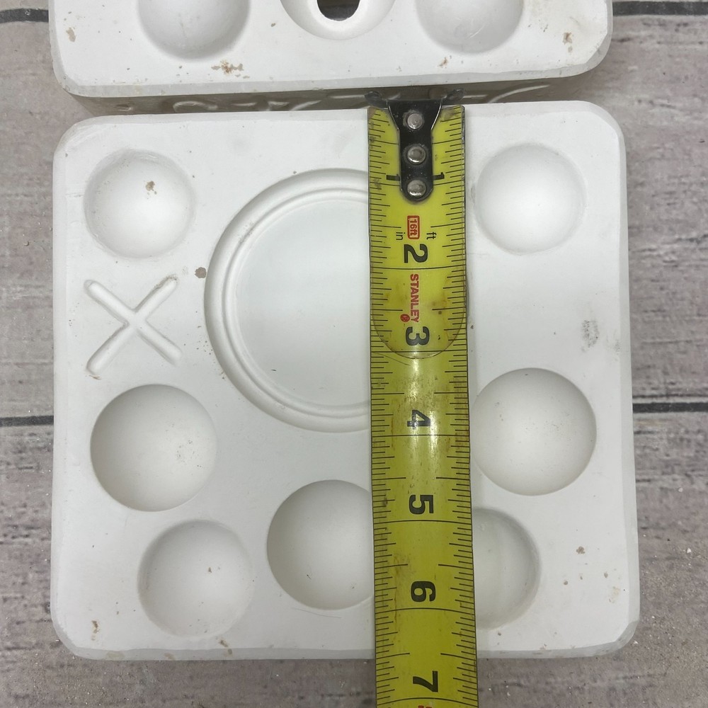 Atlantic Ceramic Casting Mold Disk + Round Half Balls #A245