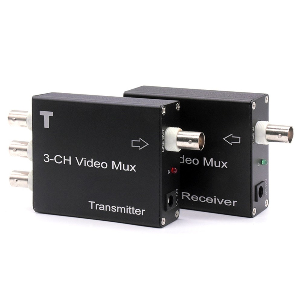 3CH Video Multiplexer Receiver&Transmitter For Analog Camera Easy to Operate