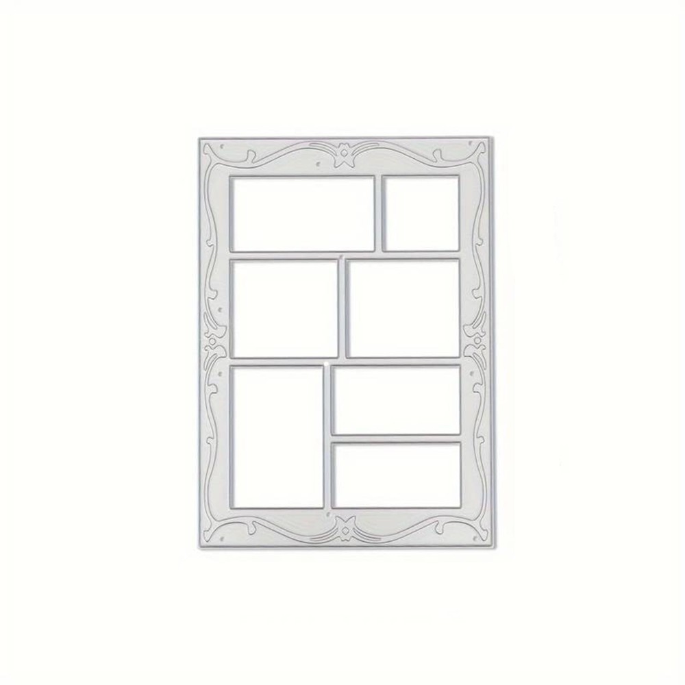 Rectangle Photo Frame Metal Die Cuts, Rectangular Lattice Frame Cutting Dies ...