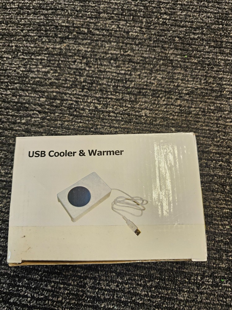 NOS USB Drink Warmer And Cooler/Chilling Coaster White