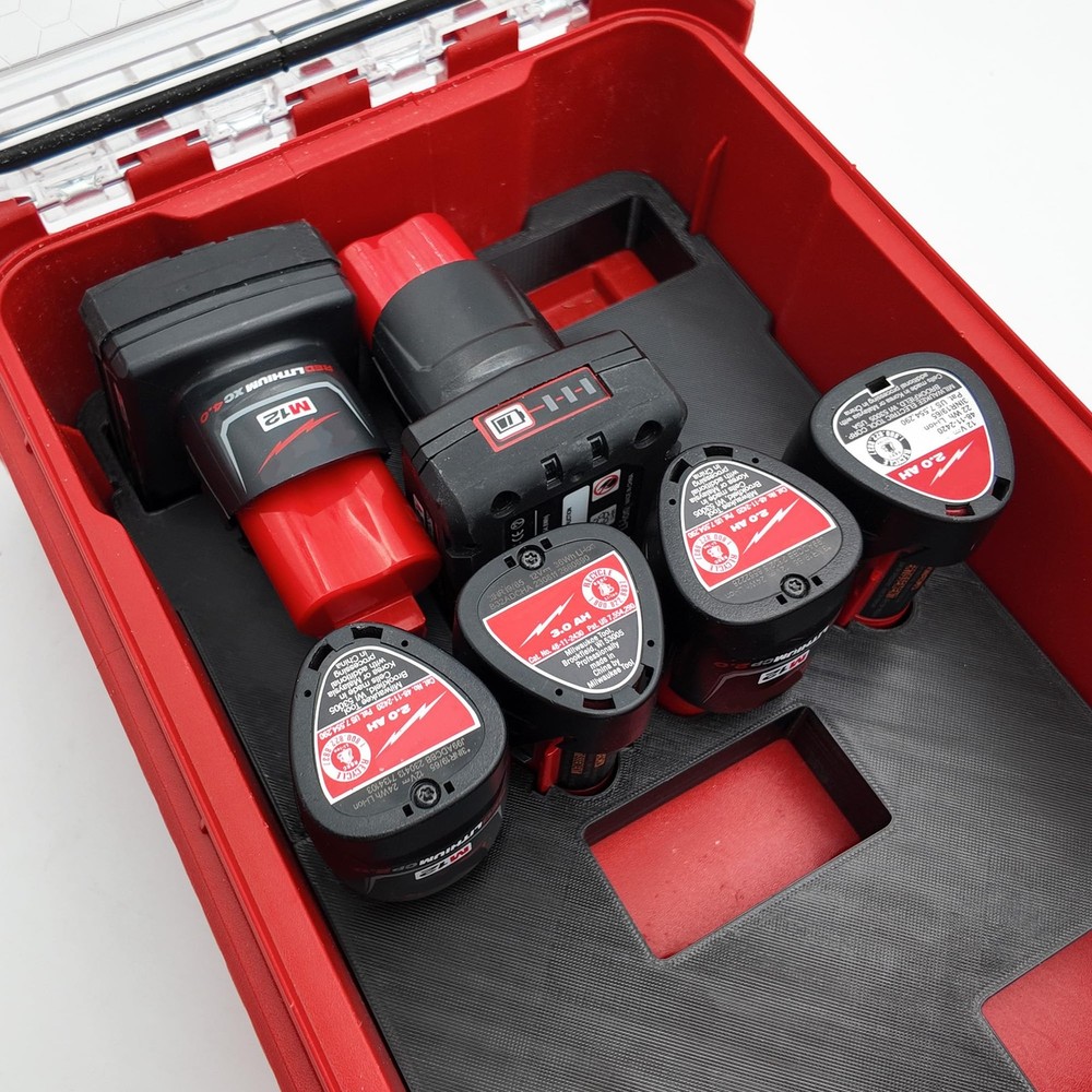 Liner for M12 Battery Organizer and Milwaukee Packout Compact Organizer Model...