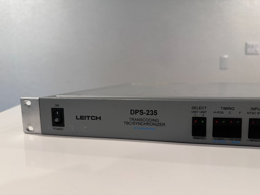 Leitch DPS-235 TRANSCODING TBC/SYNCHRONIZER - Used - Working
