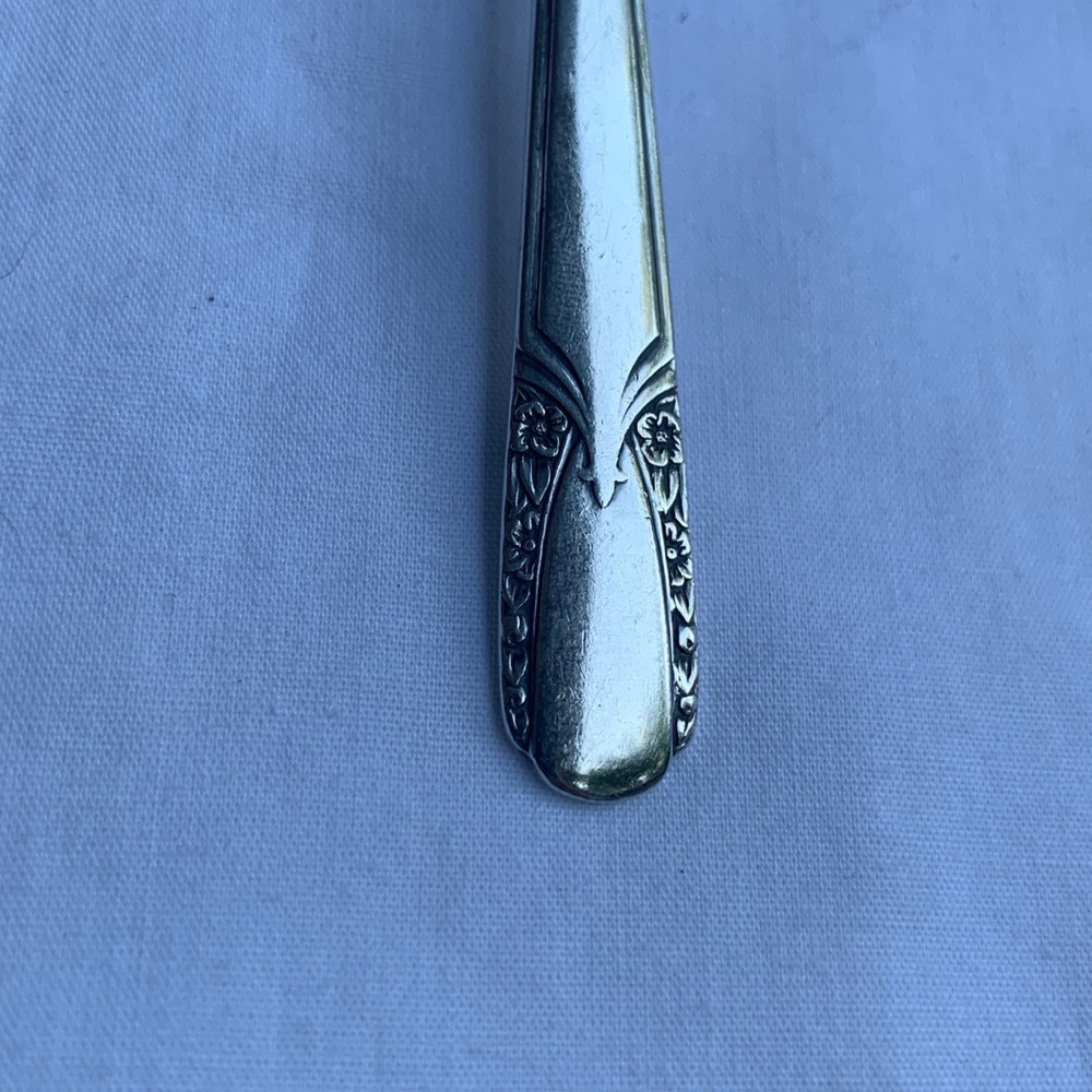 Wm Rogers & Son Silver-plate Talisman Pattern Teaspoon, Vintage 1940s