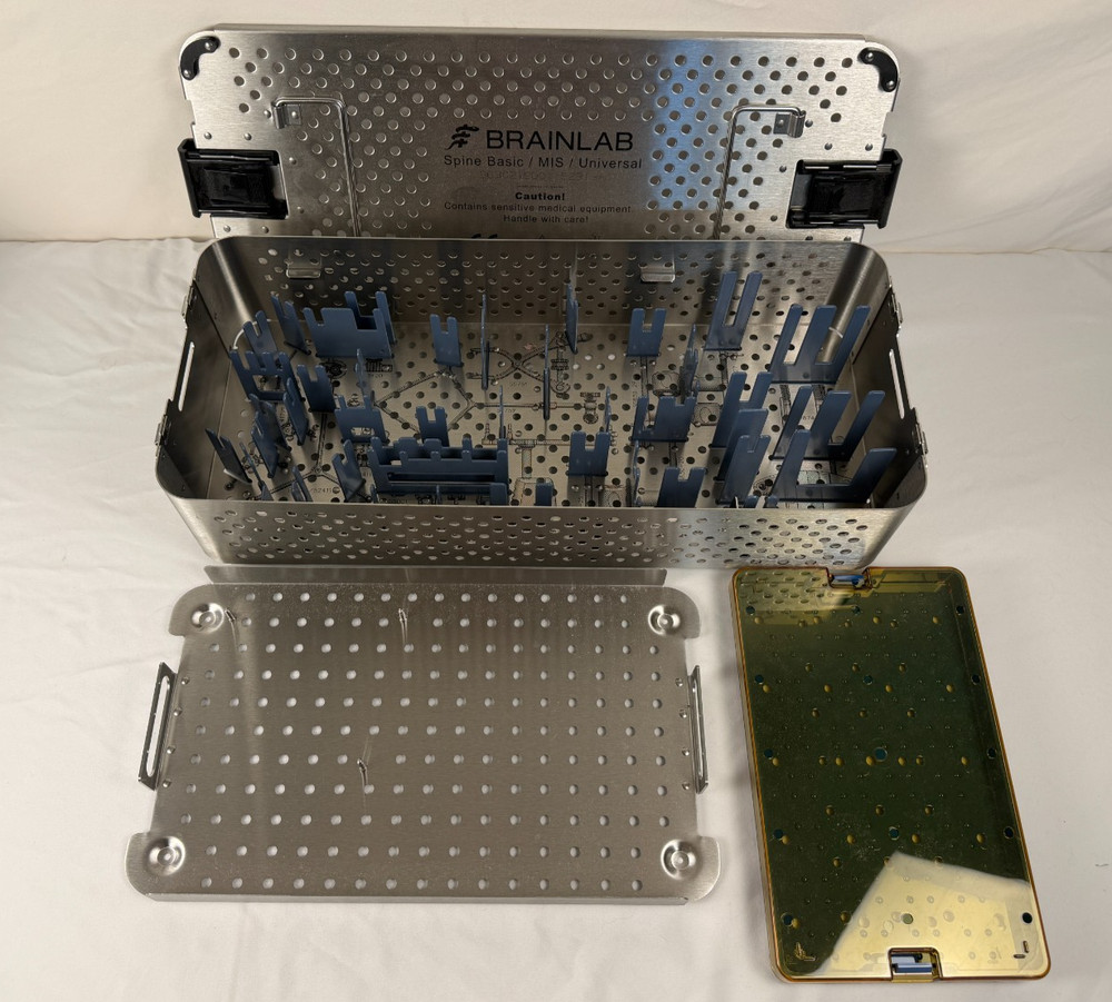 Brainlab Spine Navigated Surgical Instrument Sterilization Case w/ Lid