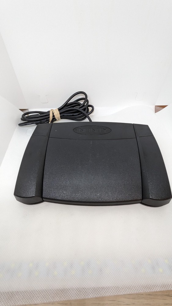 Infinity IN-USB-2 USB Digital Foot Control For Dictation - Black