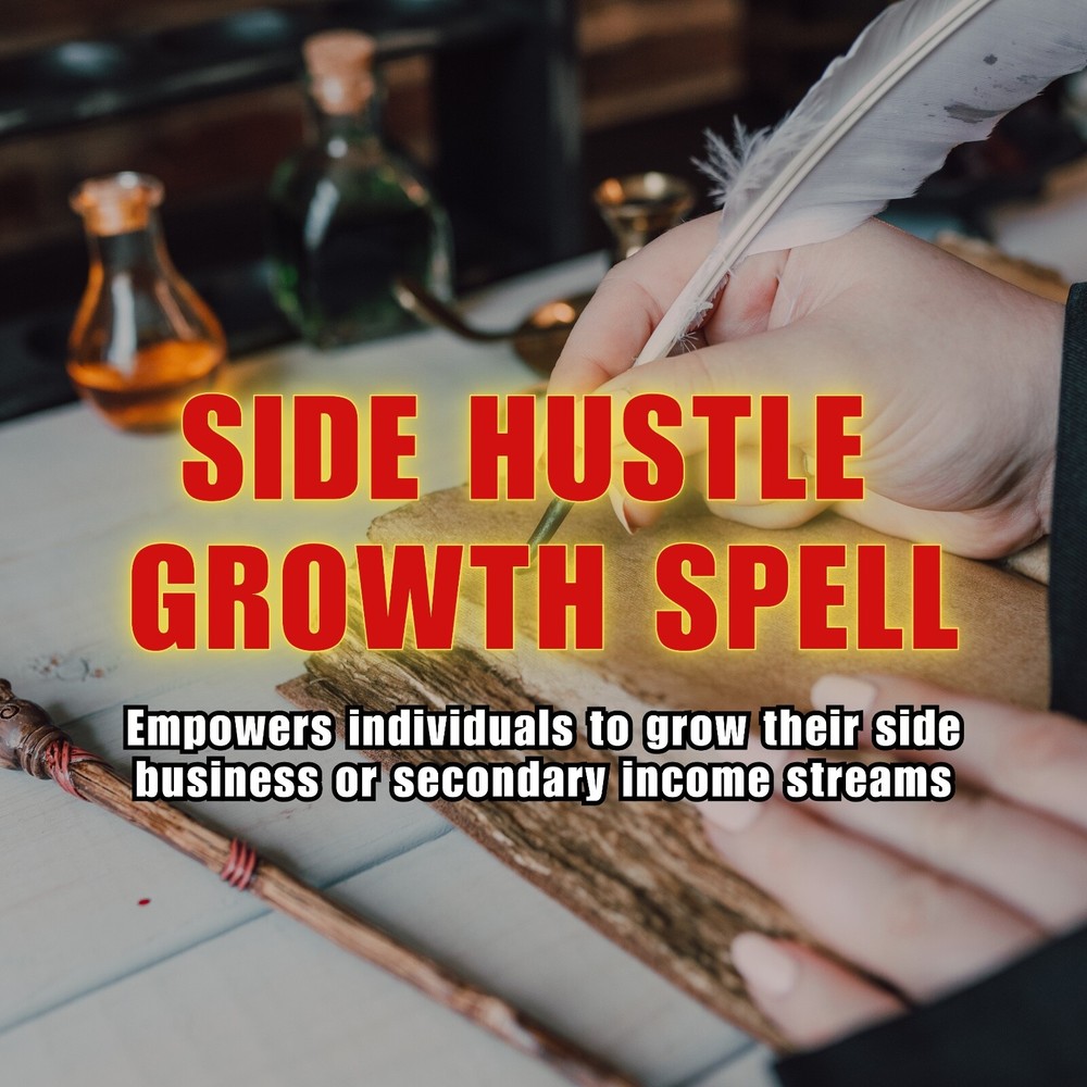 Side Hustle Growth Spell – Empower Your Side Business to Thrive