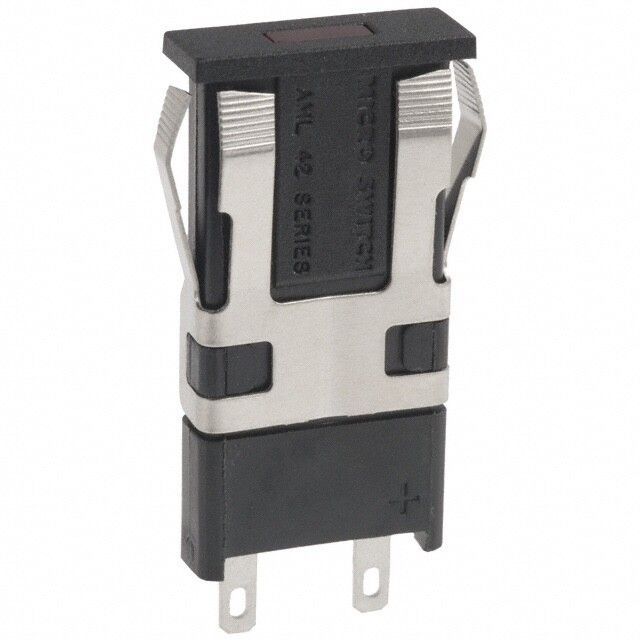 QTY (5) AML42SBC2 MICROSWITCH 5V RED LIGHTED LED PANEL INDICATORS NOS