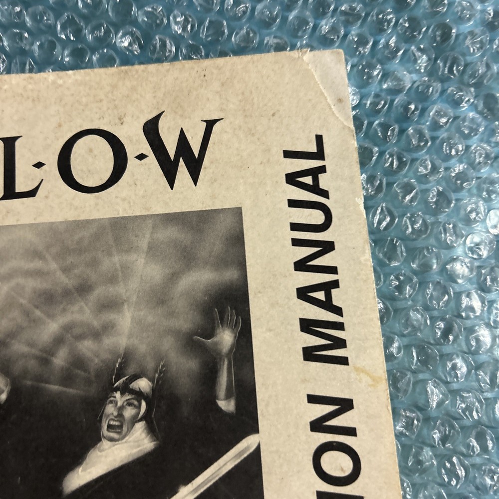 original WILLOW CAPCOM arcade video game owners manual