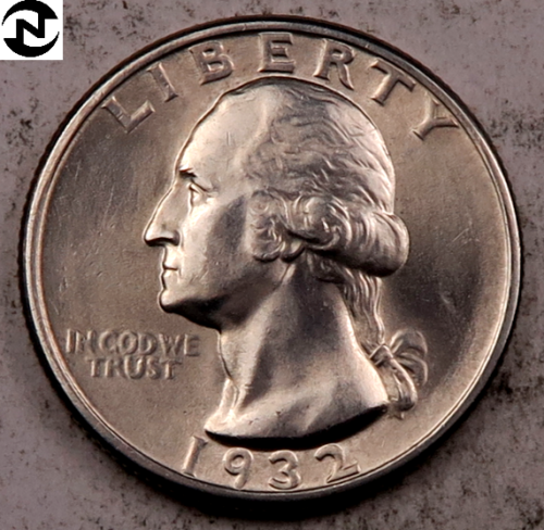 1932 Washington Quarter ~ Gem BU ~ 90% Silver ~ 1 Coin