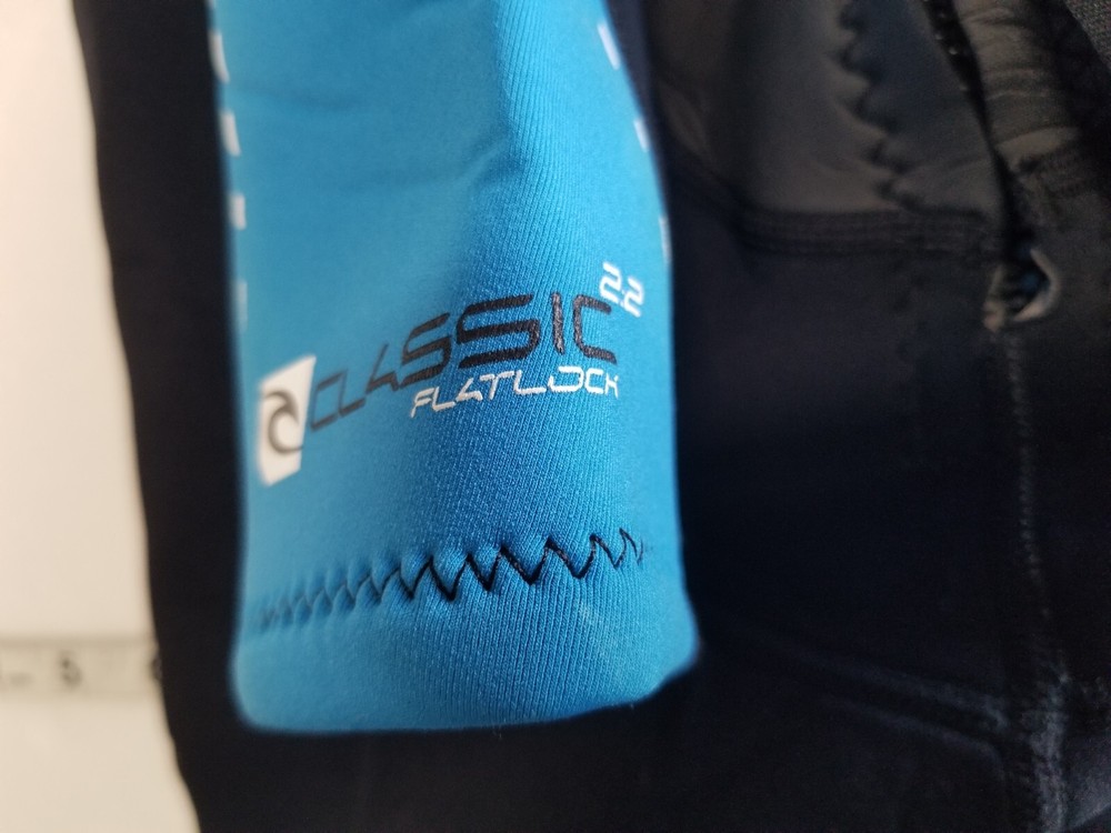 Rip Curl Womens Classic 2/2 Flatlock Shorty Spring Wetsuit Blue Size Small