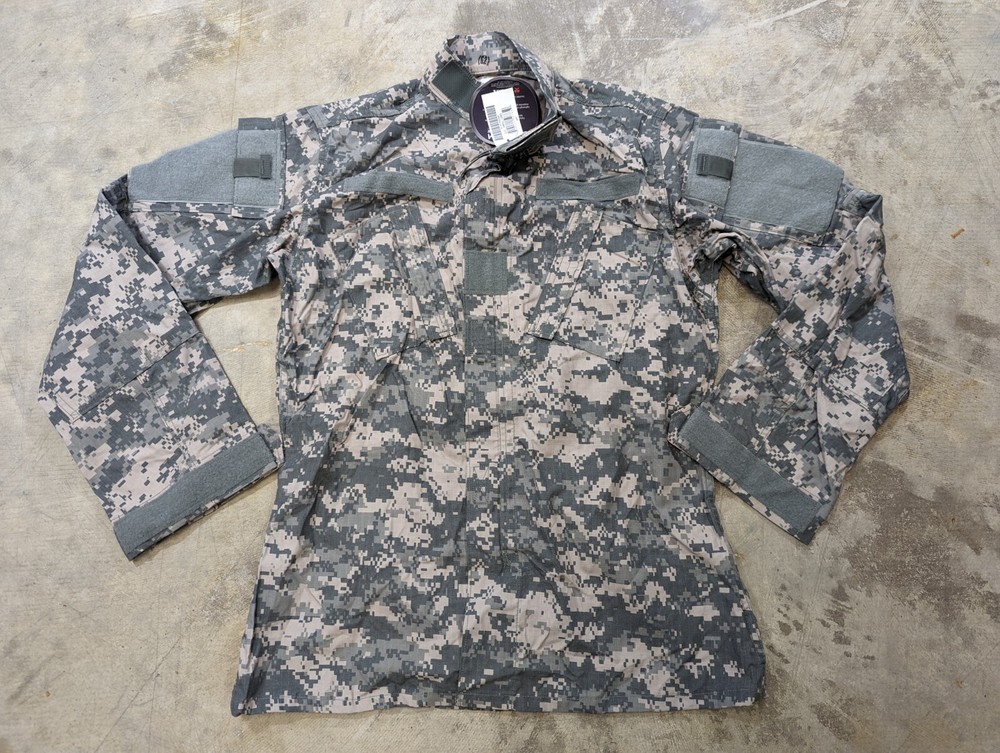 USGI FRACU Flame Resistant Combat Uniform Top ACU Digital Camo Medium Short