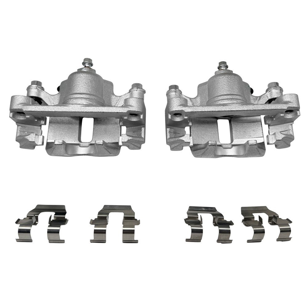 Rear Brake Calipers w/ Bracket Pair New For 2000-2010 Chevy Impala single piston