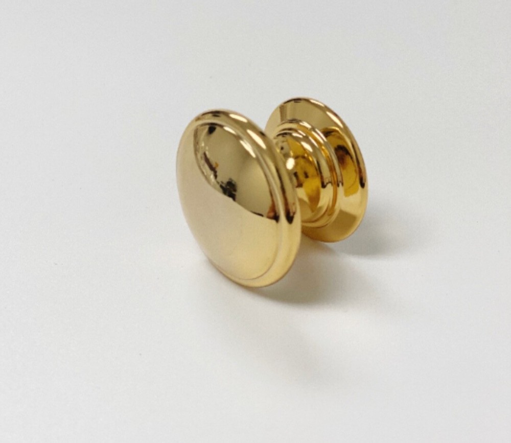 Brass Campaign Style Drawer Pull Cabinet Knob Plain Recessed Drawer Pull