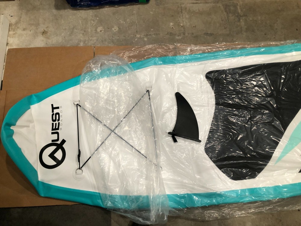 QUEST BOARDS SUPER DELUXE INFLATABLE 11 FT STAND-UP PADDLE BOARD FREE SHIP