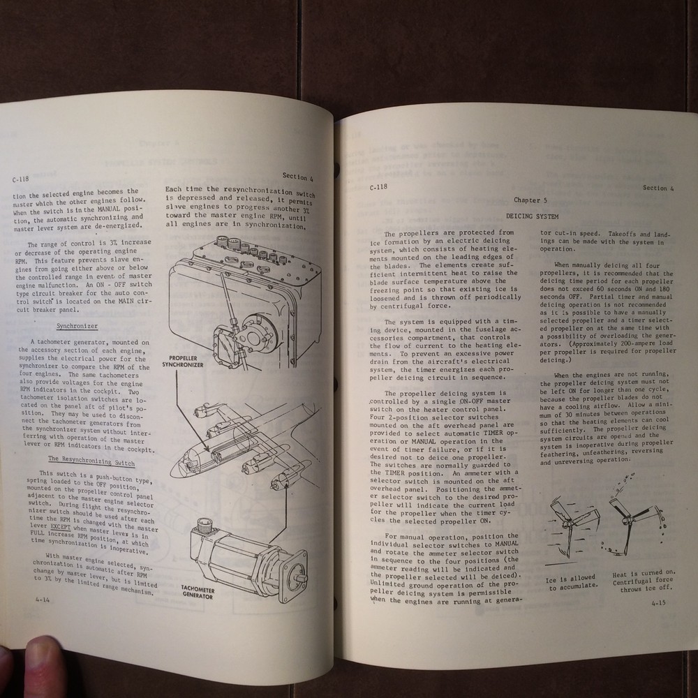 Douglas C-118 Liftmaster Flight Crew Study Guide aka DC-6