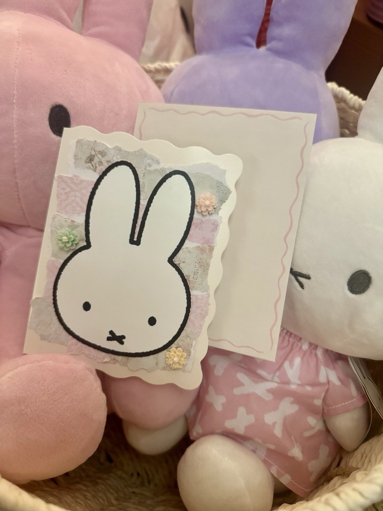 Handmade Kawaii Bunny Greeting Card