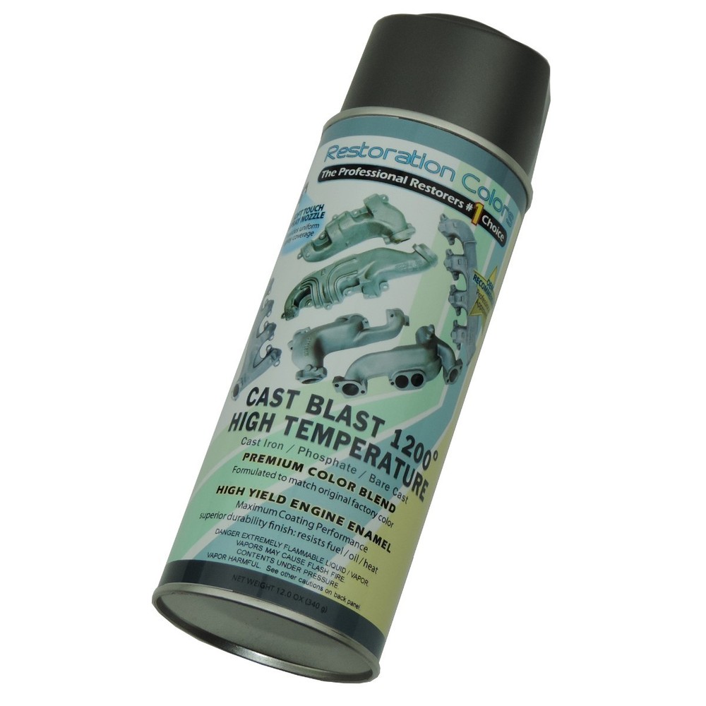 Cast Iron, High Temperature Manifold Paint, 1 Can
