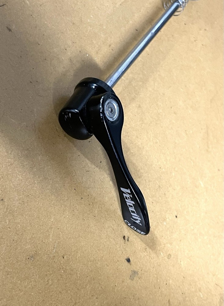 Velocity Front Wheel Skewer - Black - Clean