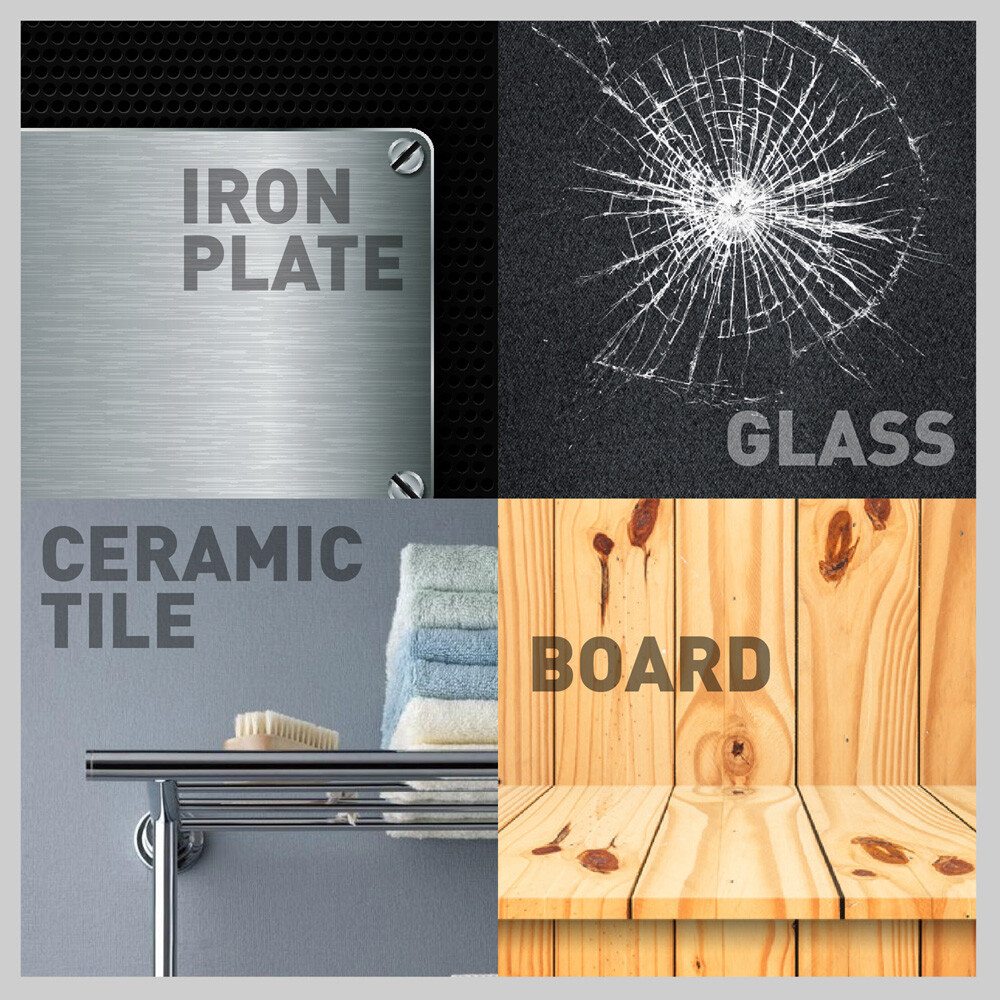 HORUSDY 2 PC Automatic Center Hole Punch 6" & 5" Super Strong Adjustable Spring