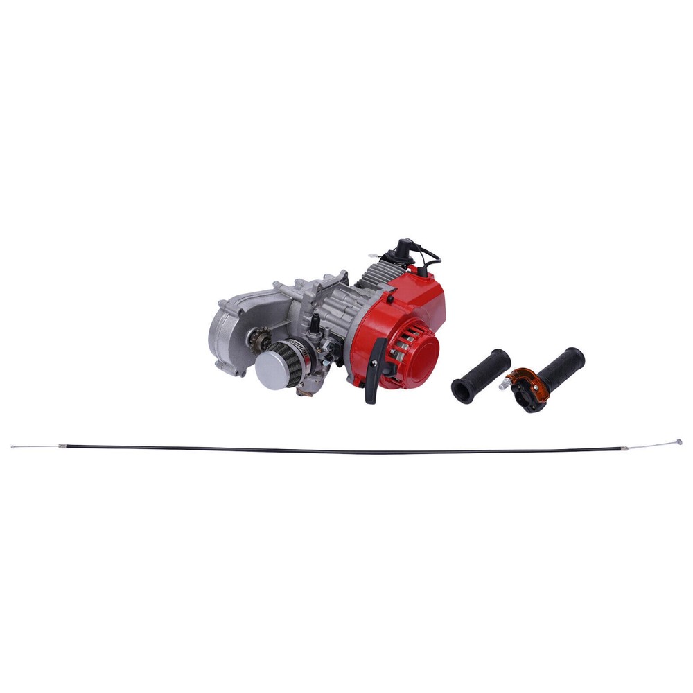 2-Stroke 49cc Racing Engine Motor Pull Start Engine For Pocket /Mini Dirt Bikes