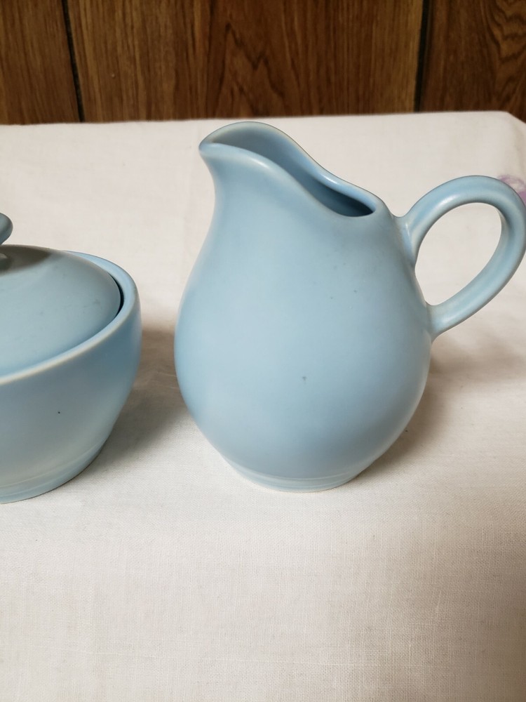 Pfaltzgraff Terrace Blue Creamer Sugar & Lid