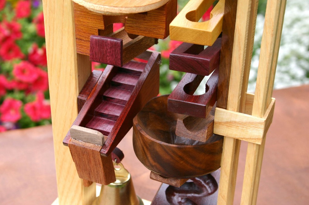 Woodworkin plans for making two table top mable games.