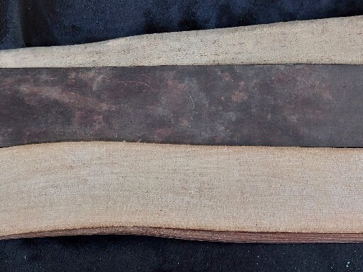Vintage Straight Razor Barber Leather Sharping Strap Lot Genuine Shell