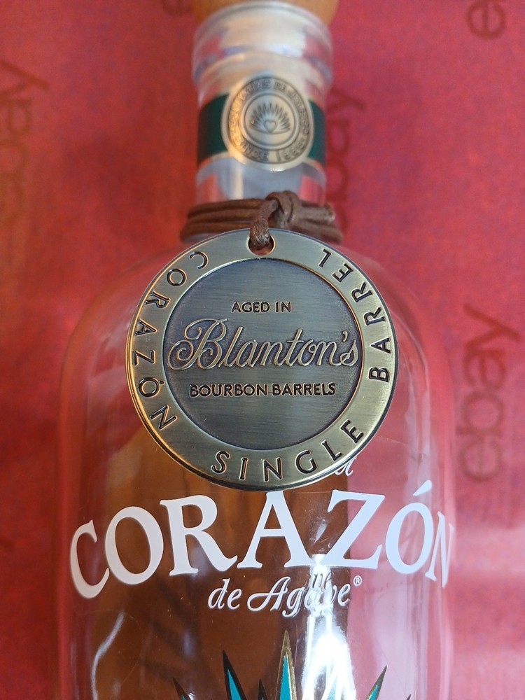 Corazon Single Barrel 750 ML Empty With Blantons Medallion