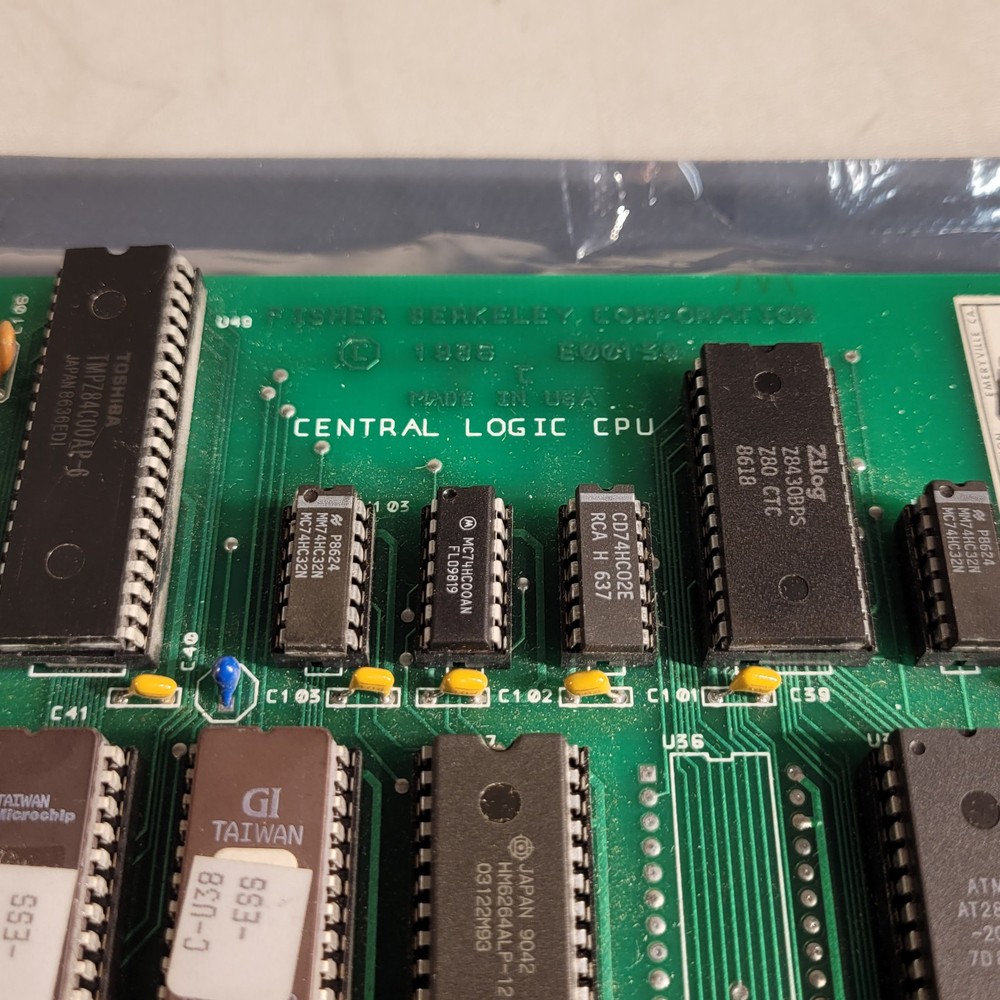 Fisher Berkeley Central Logic CPU Circuit Board Control PCB