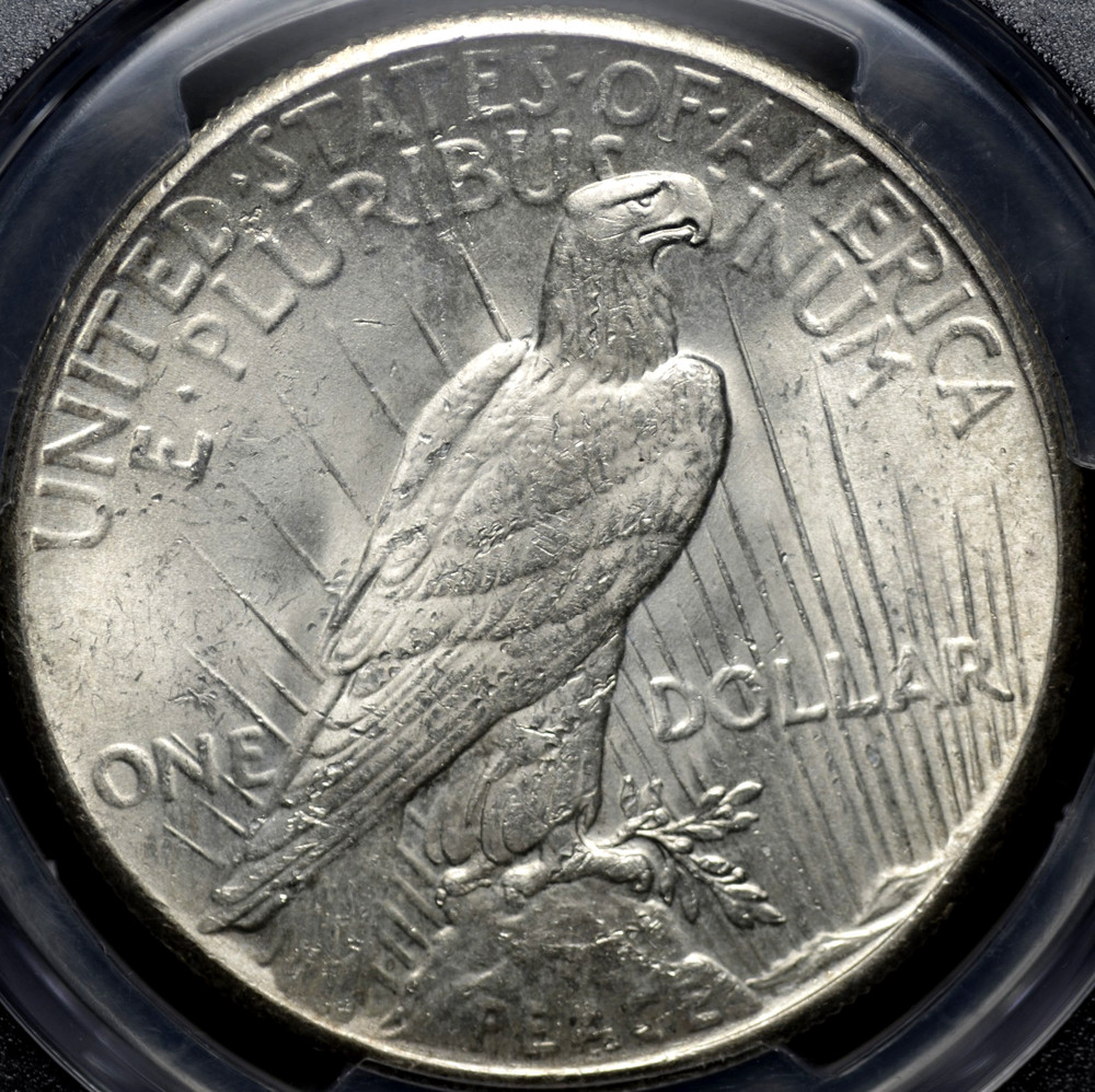 1928 PEACE DOLLAR PCGS MS 63 EXCEPTIONALLY SMOOTH, SOFT AND SATINY GLOWING WHITE