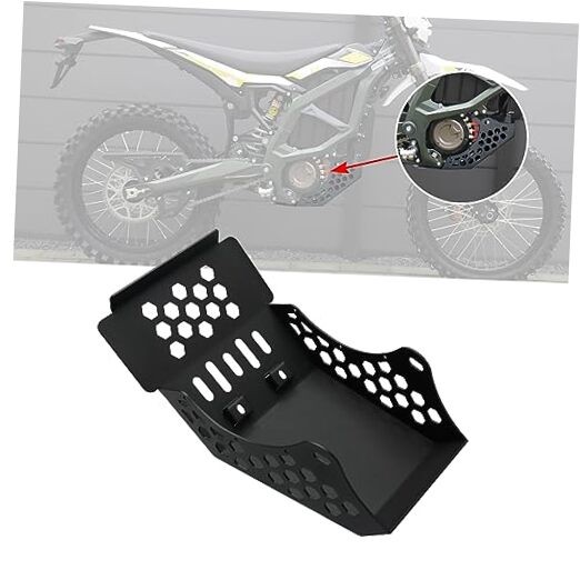 Engine Guard Skid Plate for Sur Ron Ultra Bee, Engine Bash Bottom Guard Black