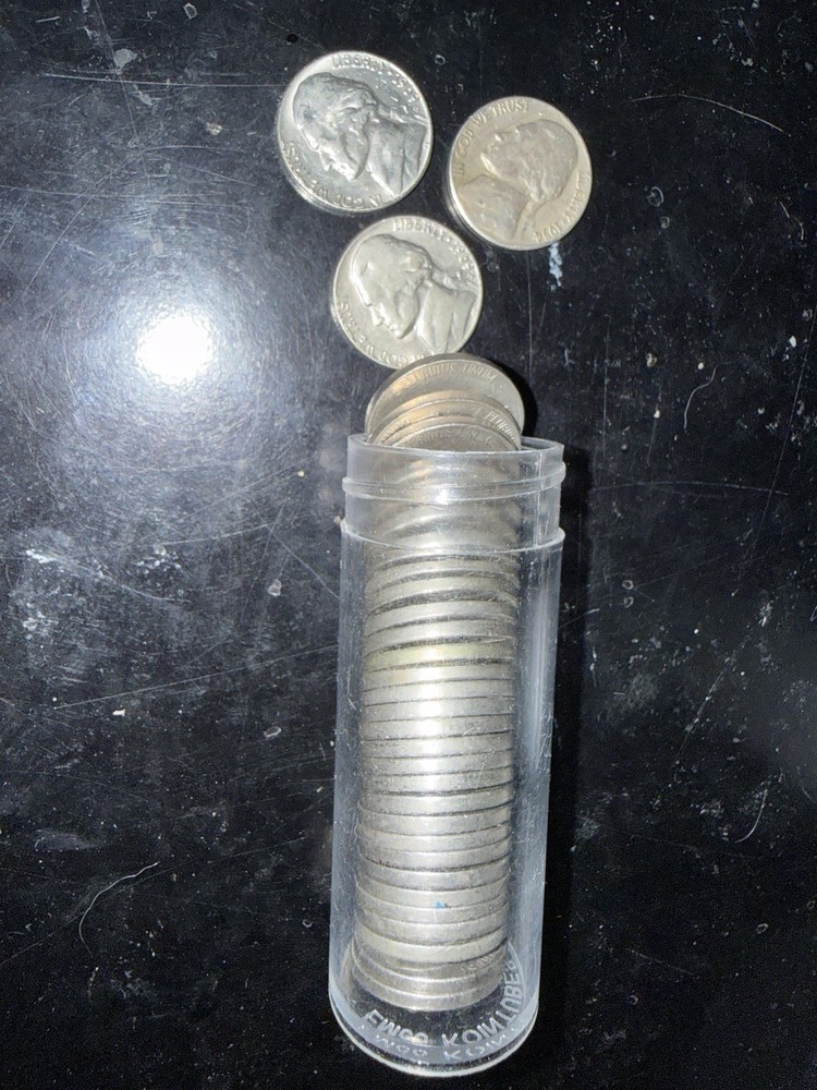 ROLL OF S Minted Nickels (the Container Pictured)