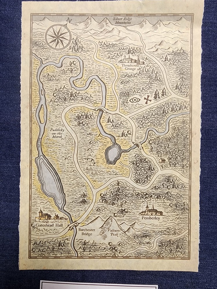 ONCE UPON A TIME Hook's Map to Memento Mori Original Prop (S7/EP11)