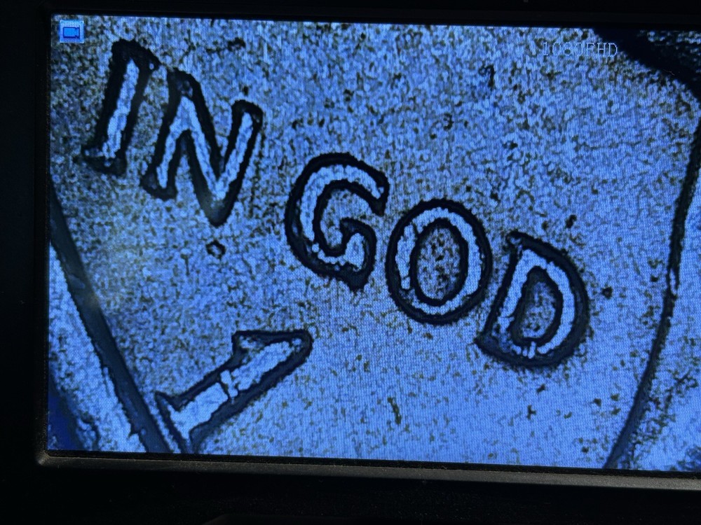 1972-D 50C Kennedy Half Dollar Multiple Errors View