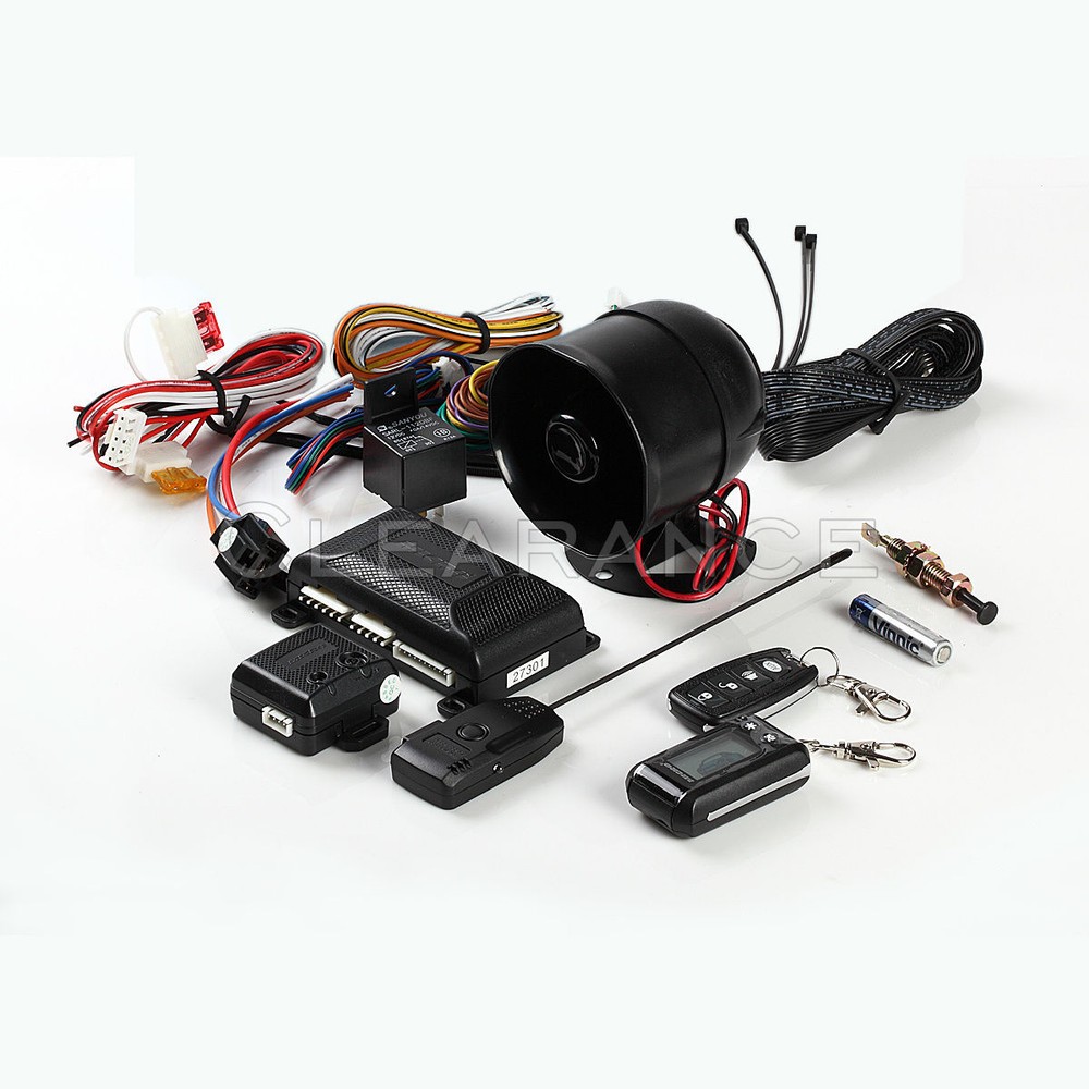 Two Way Micro Car Alarm  LCD Remote Control