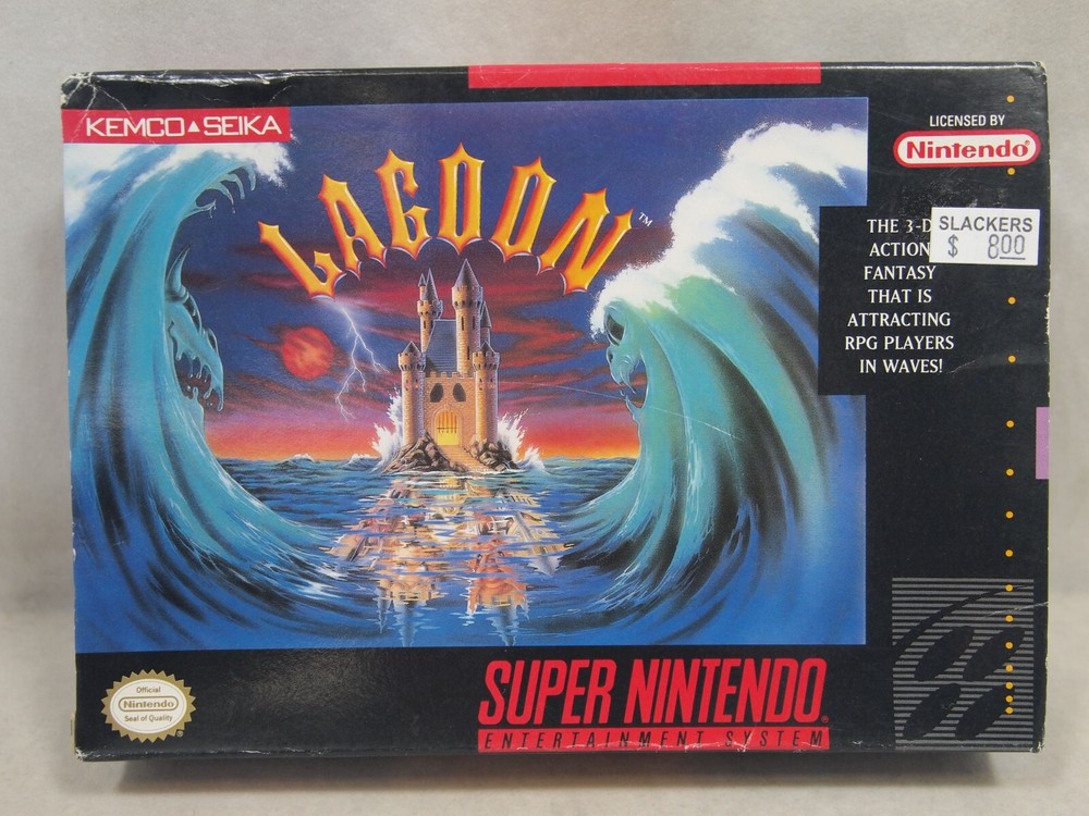 Lagoon (Super Nintendo | SNES) Authentic BOX ONLY