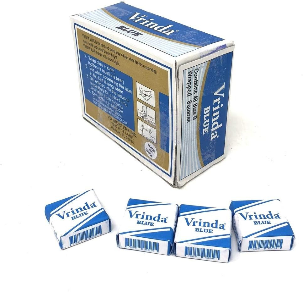 Vrinda ® Blue Squares Box of 48