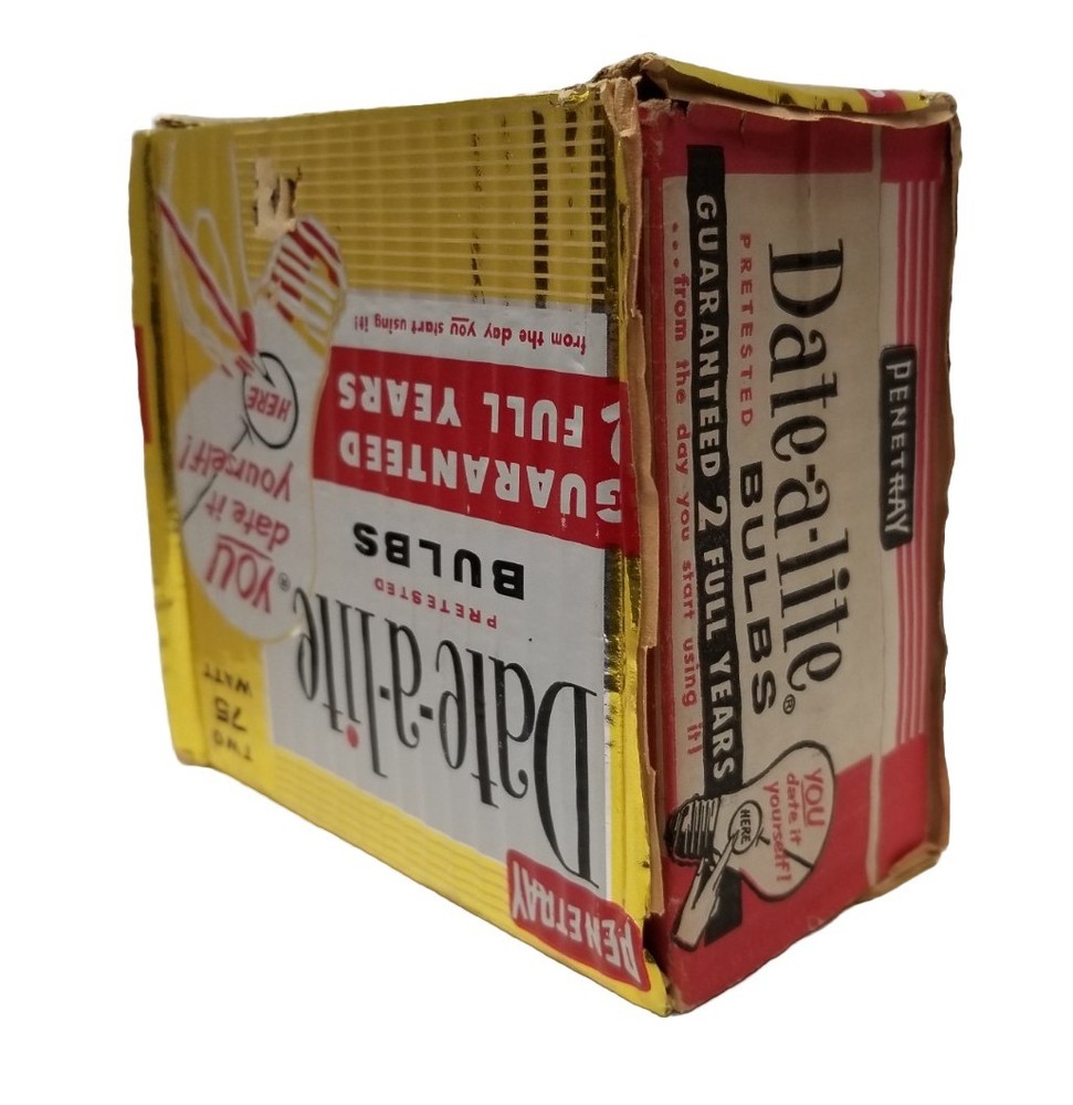 Penetray Date-A-Lite Bulbs Vintage