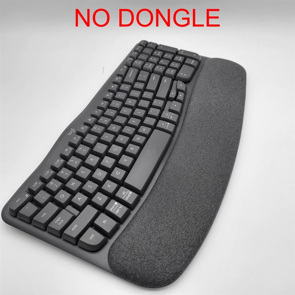 Logitech Wave Keys & Lift Vertical Mouse - Ergonomic - Graphite *NO DONGLE*