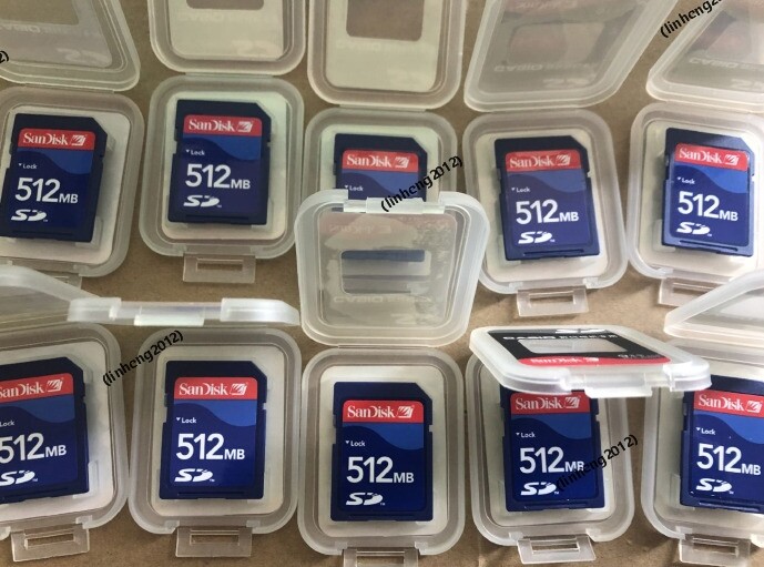 10PCS  SanDisk 512MB SD Memory card