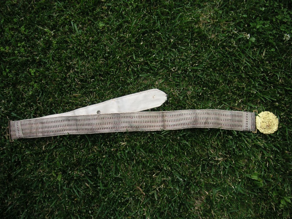 Officer's parade military belt