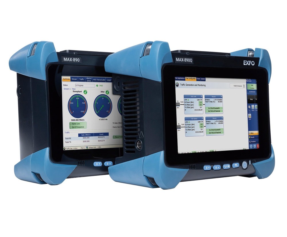 EXFO MAX-890-ETH-100 MaxTester Handheld Multi-Service Unit Tester; 100G