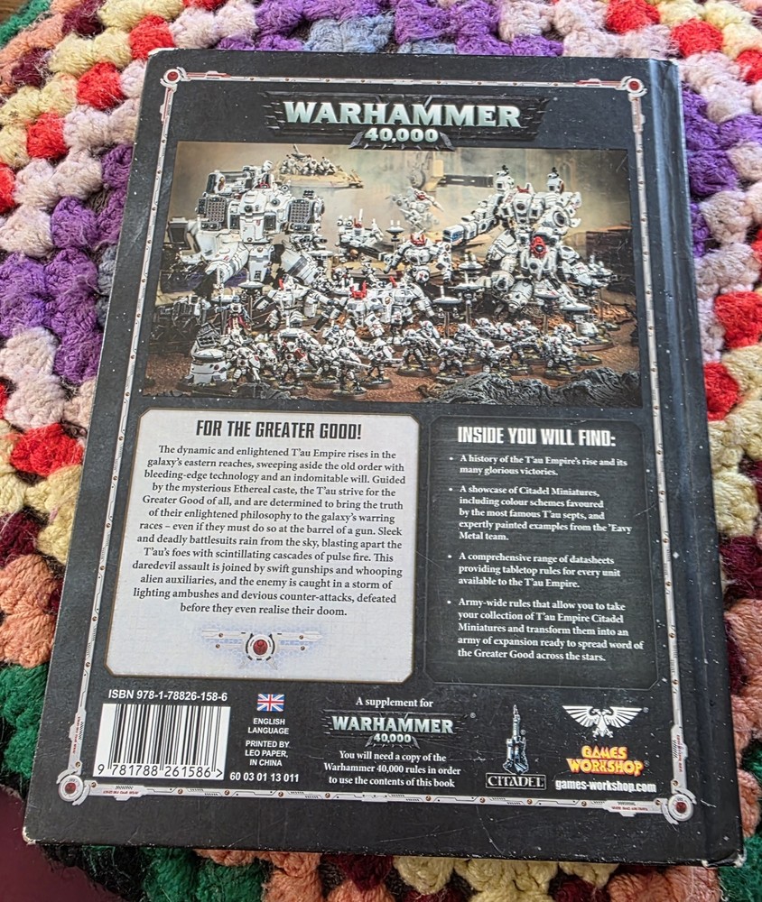 Warhammer 40k Codex T'au Empire hardback book